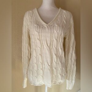 Sundance Cable Knit Sweater